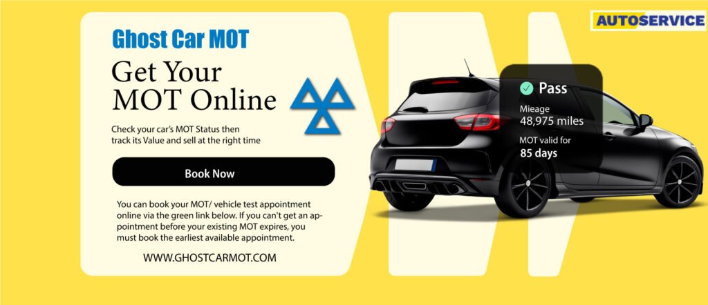 Get Your MOT Online using mobile – Ghost Car MOT